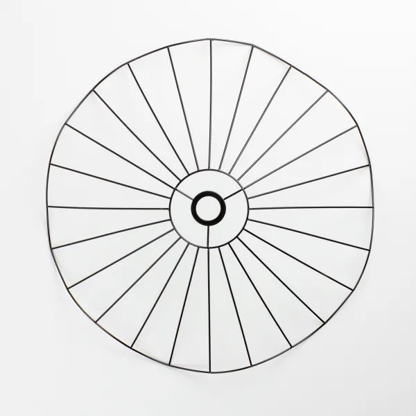 Paralume universale CURITIBA Ø 60 cm nero