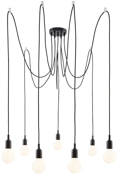 Paulmann 50390 - Lampadario a sospensione con filo NEORDIC 7xE27/20W/230V ragno