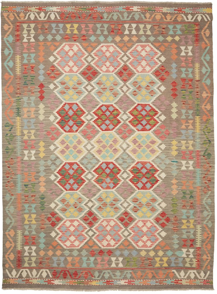Kilim Tappeto 190x250 (Pakistan) Tessuto A Mano