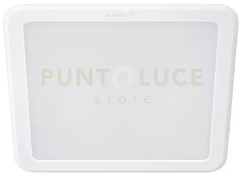 Faretto philips meson downlight quadrato 150mm 16,5w 4000k