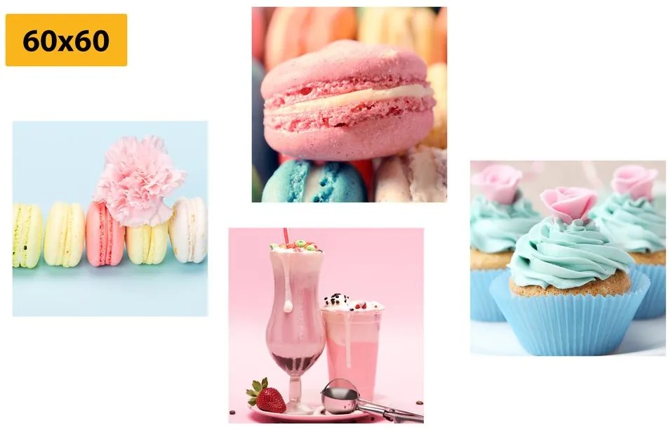 Set di quadri – Per gli amanti delle tentazioni dolci