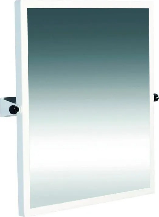 Specchio basculante in acciaio L 64 x H 65 cm METAFORM