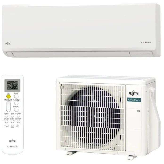 Condizionatore a muro monosplit inverter FUJITSU KN 12000 BTU classe raffreddamento A++, classe di riscaldamento A+, bianco