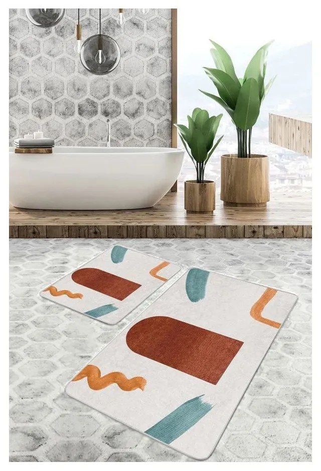 Set di tappetini per il bagno in velluto 2 pz 60x100 cm – Mila Home