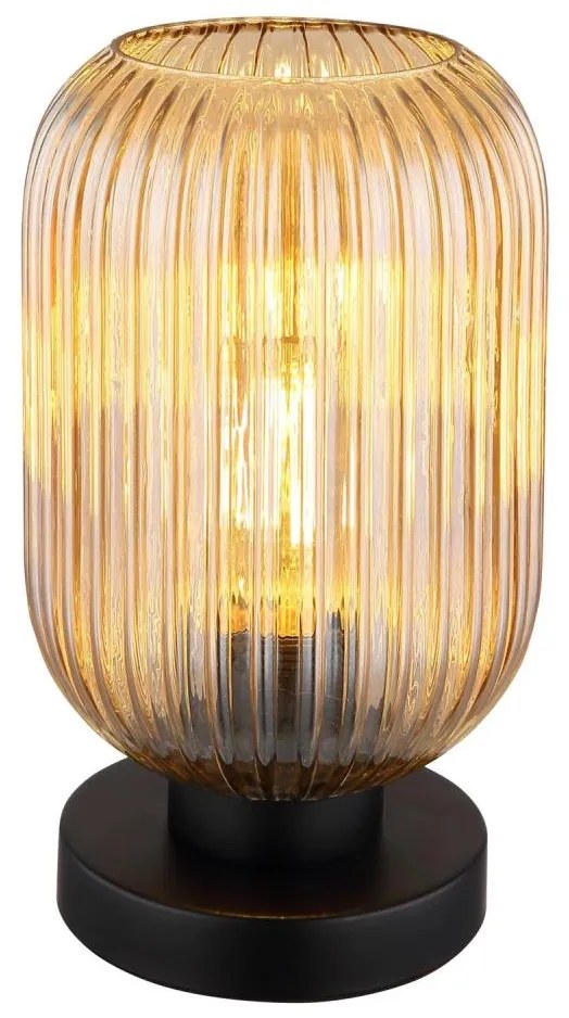 Globo 15469TA - Lampada da tavolo NORMY 1xE27/40W/230V marrone