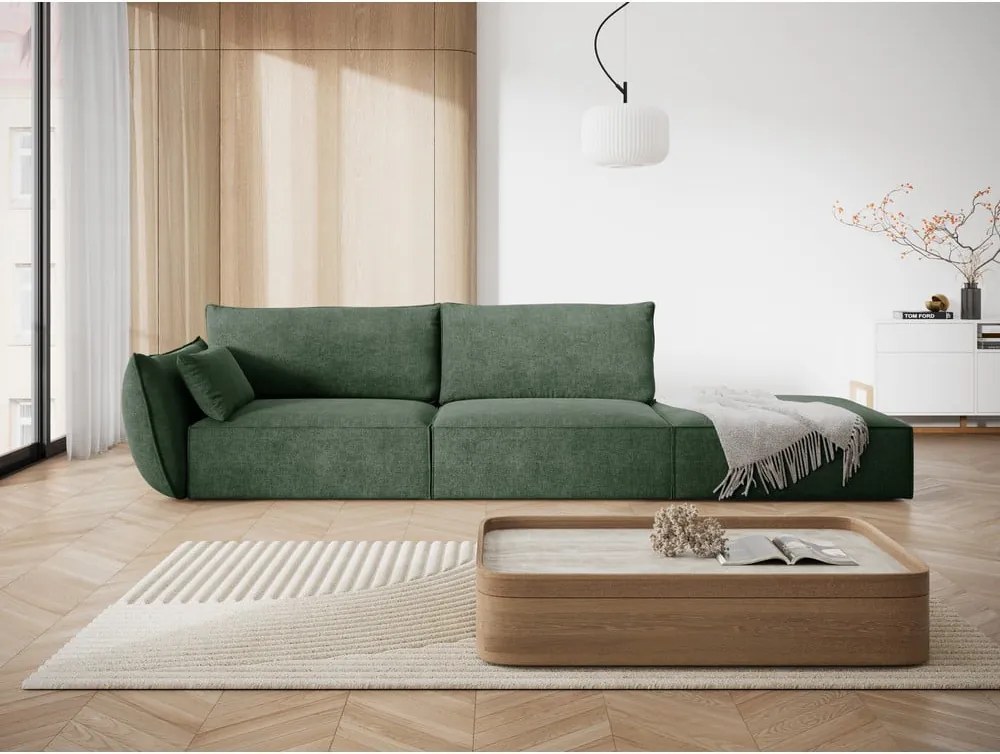 Divano angolare verde scuro Vanda - Mazzini Sofas