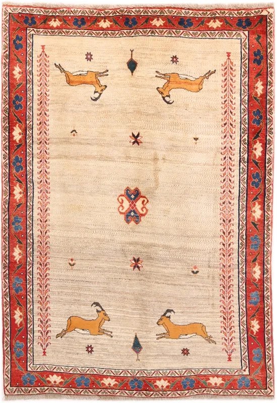 Gabbeh Tappeto 270 x 190 Marrone (Iran) Annodato A Mano