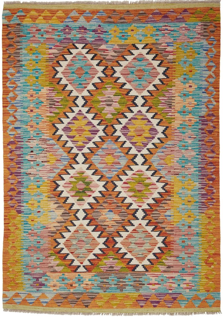 Kilim Tappeto 150 x 110 (Pakistan) Tessuto A Mano