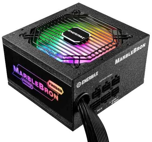 ALIMENTATORE MARBLEBRON 850 WATT (EMB850EWT-RGB) 80 PLUS BRONZE RGB SEMI-MODULARE