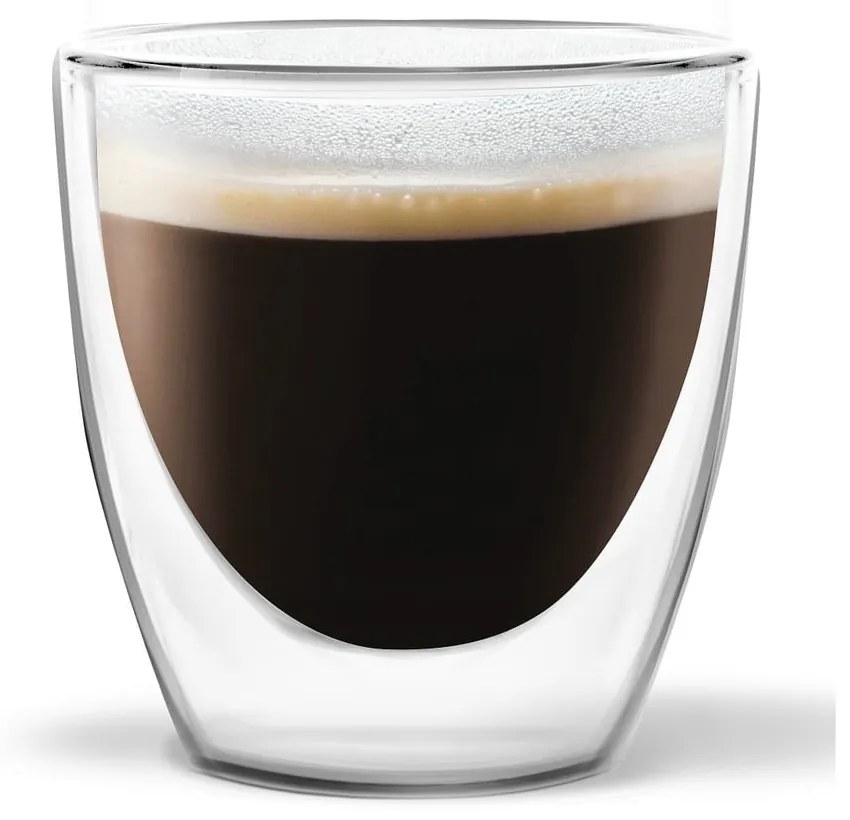 Set di 2 bicchieri a doppia parete Ronny Espresso, 80 ml - Vialli Design