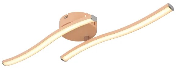 Globo 67178P - Lampadario a plafone LED TYLER LED/12W/230V 3000K arancione