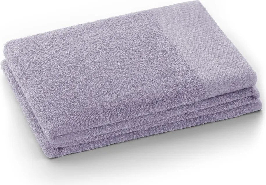 Asciugamano tipo terry lavanda in cotone 70x140 cm Amari – Restilo