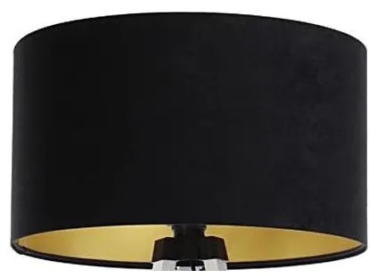 Paralume universale STANDART E27 diametro 45 cm nero/oro