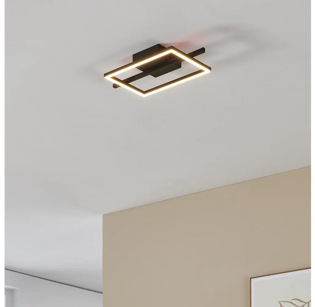 Eglo 901115 - Plafoniera LED dimmerabile AMANDOLO LED/17W/230V nero + +TC