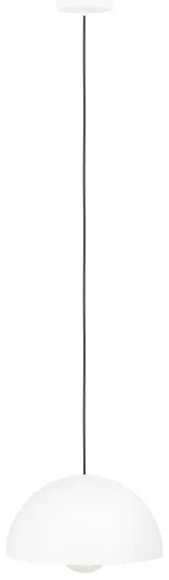 Eglo 901135 - Lampadario a sospensione con filo GAETANO 1xE27/40W/230V diametro 30 cm bianco