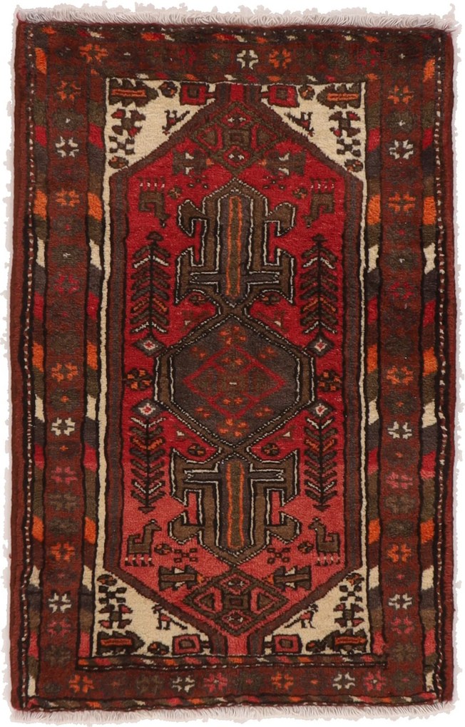 Hamedan Tappeto 110x70 (Iran) Annodato A Mano