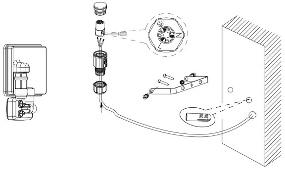 Eglo 97461 - Riflettore a LED con sensore FAEDO 3 LED/20W/230V IP44