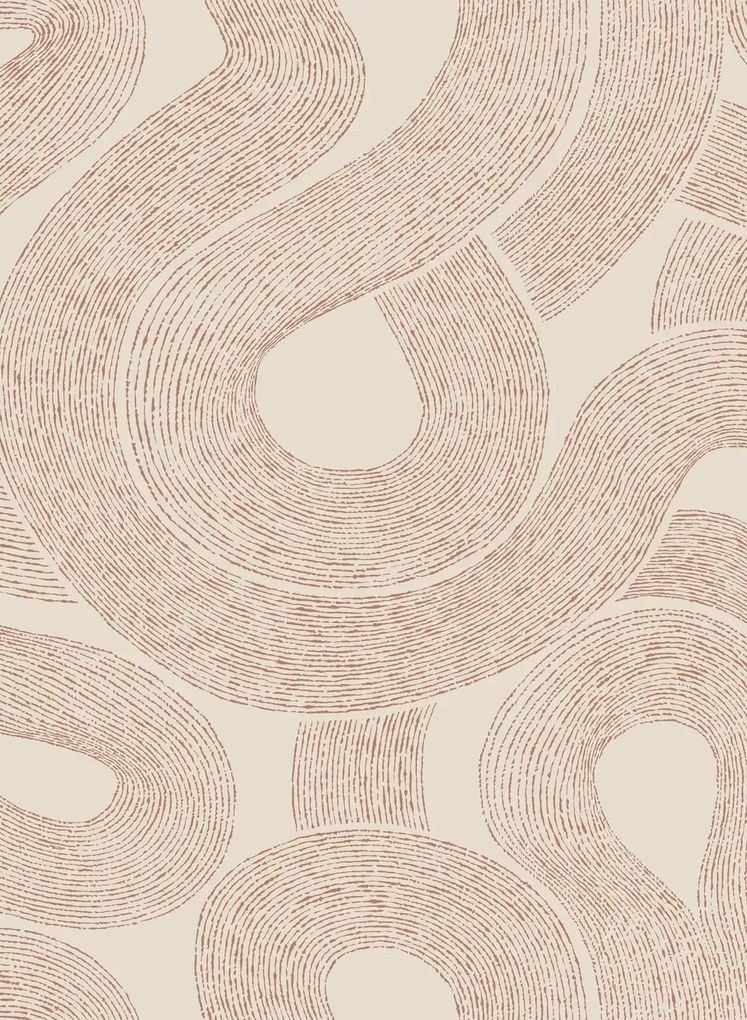 Sandberg Carta da parati Zen - Terracotta