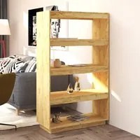 Libreria/Divisorio 80x35x135 cm in Legno Massello di Pino 810889