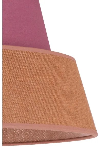 Duolla - Lampadario a sospensione con filo GALAXY 1xE27/40W/230V diametro 50 cm rosa