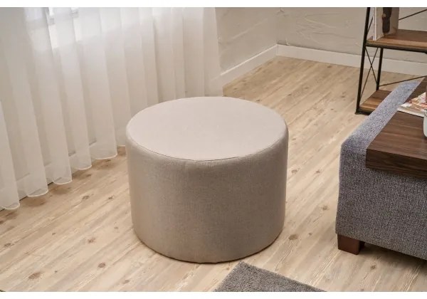 Pouf RABO Ø 58 cm beige