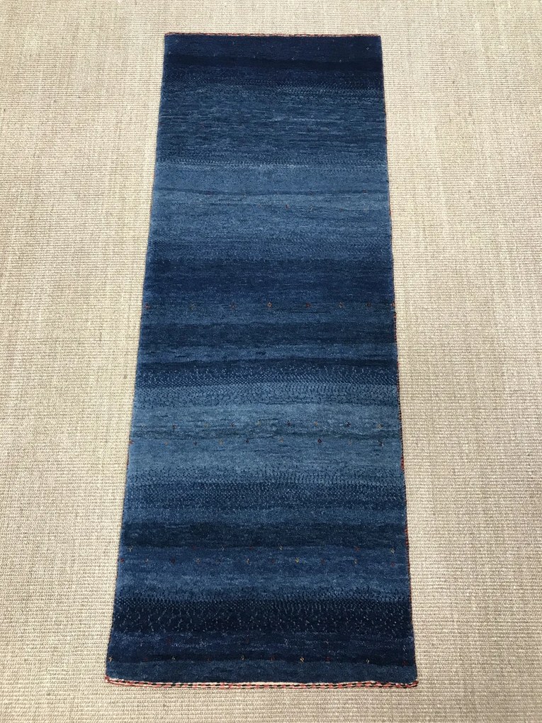 Loribaft Tappeto persiano 60x170 Blu (Iran) Annodato A Mano