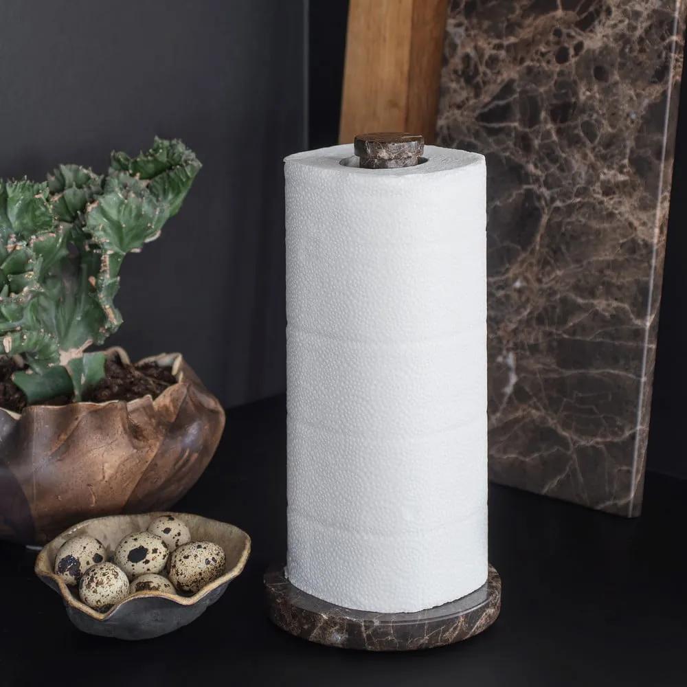 Porta asciugamani da cucina in marmo marrone scuro ø 12,5 cm Marble - Mette Ditmer Denmark