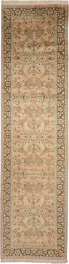 Cashmere Silk Tappeto orientale 310x80 (Indian) Annodato A Mano