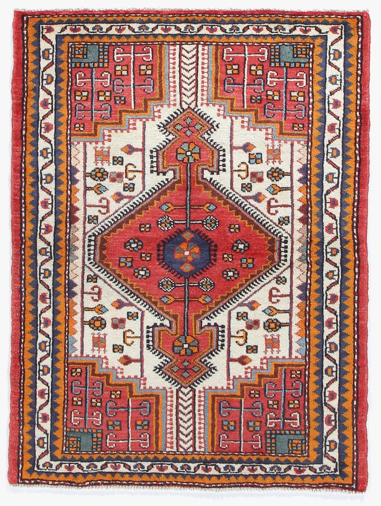 Tuyserkan Tappeto persiano 90x120 (Iran) Annodato A Mano