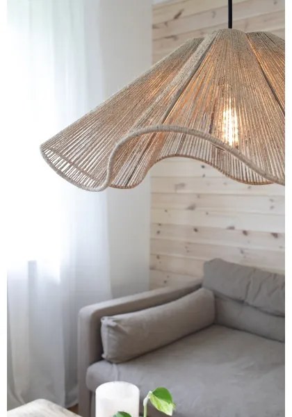 Markslöjd 108681 - Lampadario a sospensione con filo NAMI 1xE27/40W/230V marrone