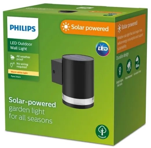 Philips - Applique a LED solare FYCE LED/1,5W/3,7V 1200 mAh IP44
