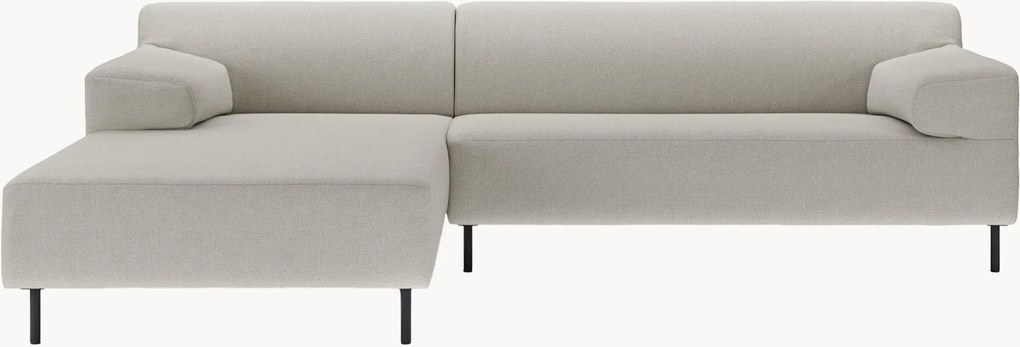Divano angolare grigio argento/nero freistil180