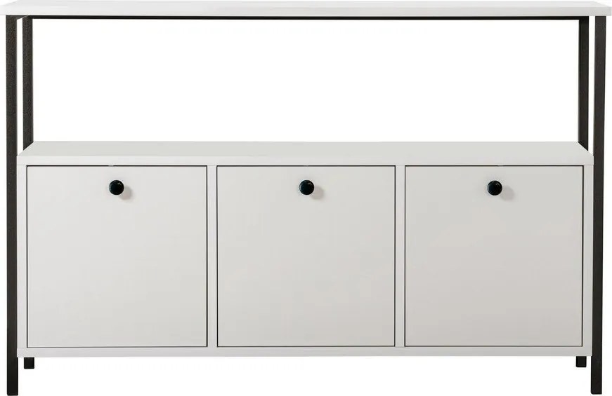 Tavolo consolle bianco opaco 29,5x120 cm Solace – Kalune Design