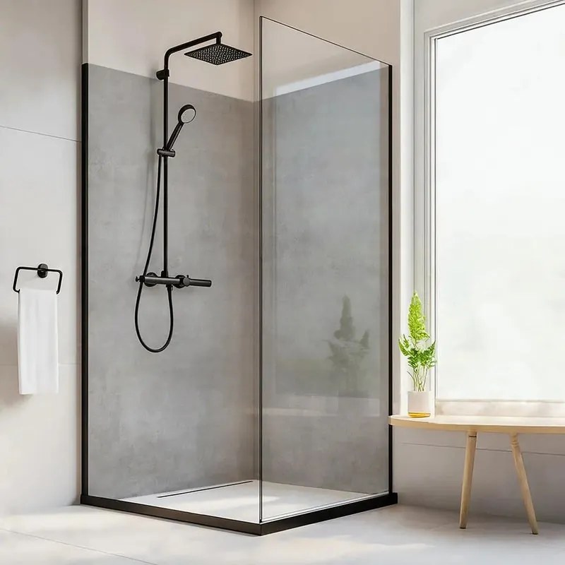 Pannello decorativo Irial Lux grigio 60 x 220 cm, spessore 1.2 mm confezione da 1 pezzo