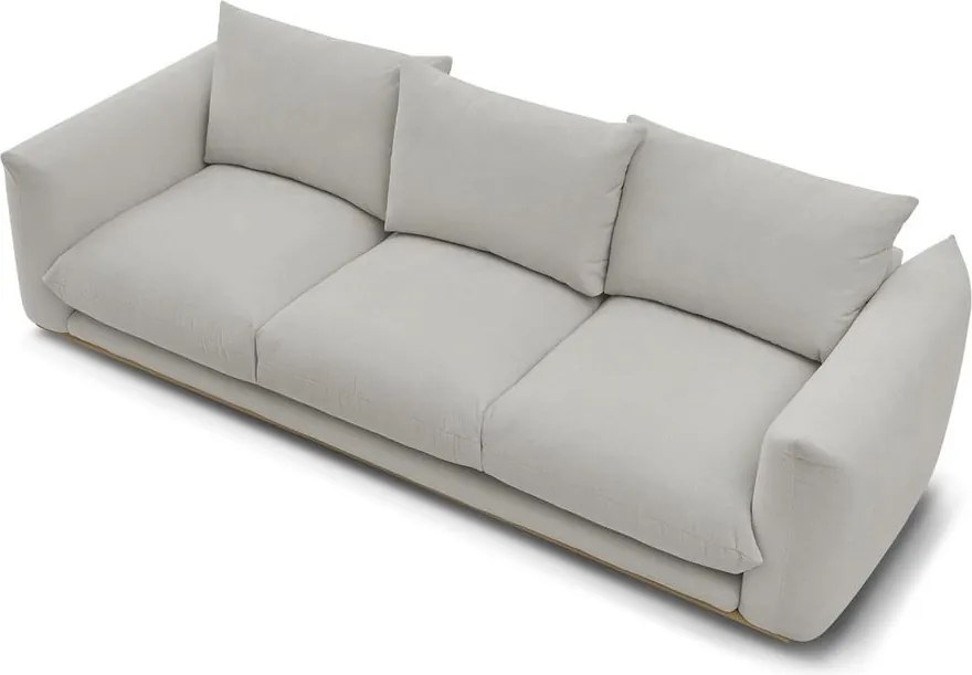 Divano in grigio chiaro 265 cm Ernest – Bobochic Paris