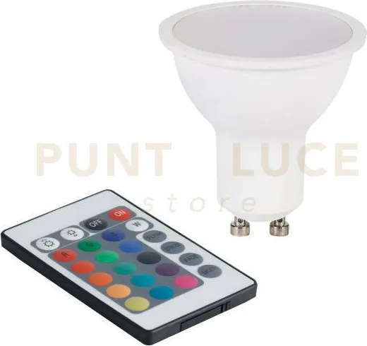 Klassic-gu10-rgbw lampadina led con telecomando attacco faretto gu1...