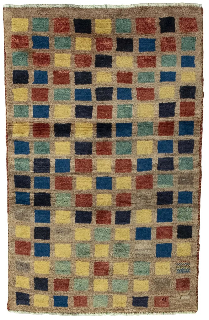 Gabbeh Tappeto 70 x 100 (Iran) Annodato A Mano