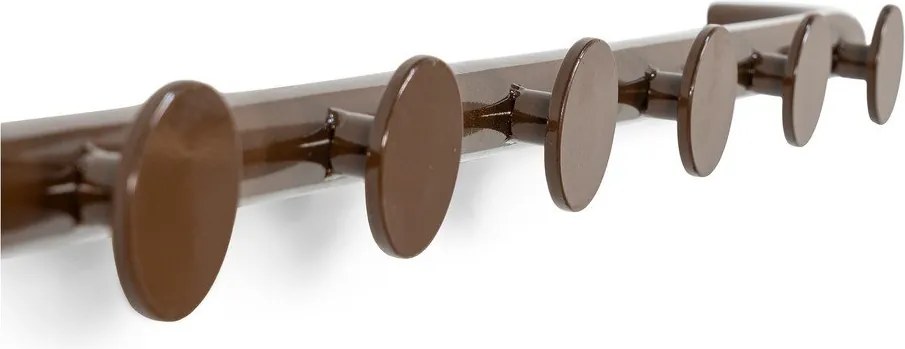 Attaccapanni da parete marrone scuro in metallo 75 cm Retro – Spinder Design