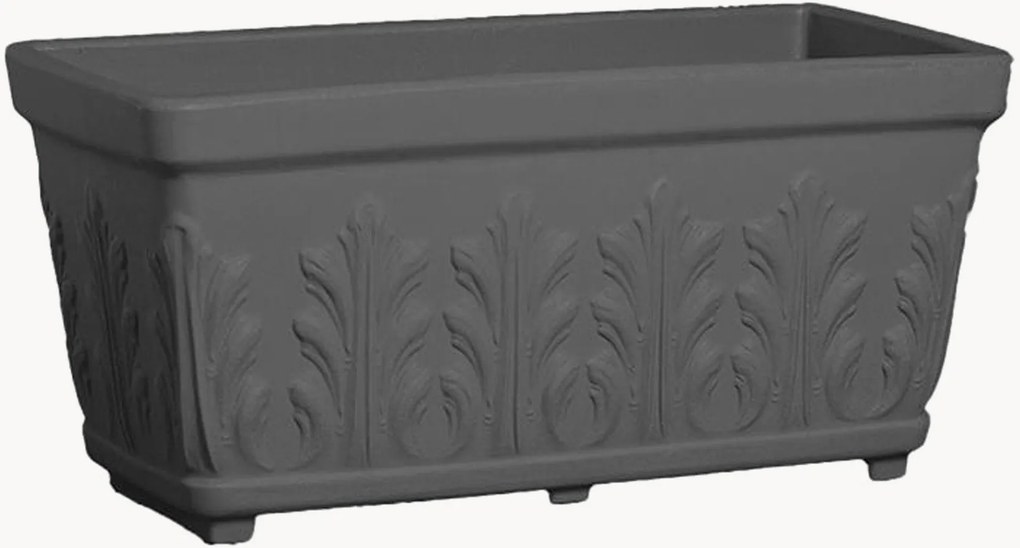 Portavaso da esterno Cassetta Fogliata, alt. 30 cm