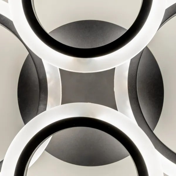 Brilagi - Lampadario a plafone LED dimmerabile ORBITS LED/50W/230V 3000-6500K antracite + +TC