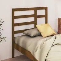 Testiera per Letto Miele 96x4x104 cm in Legno Massello di Pino cod 10137