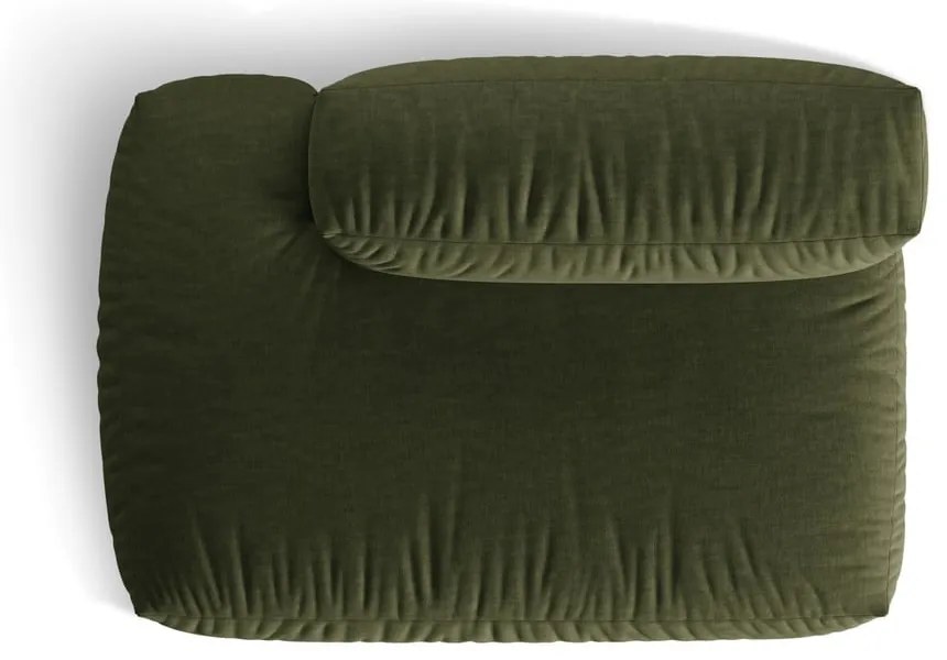 Modulo divano verde (angolo sinistro) Martina - Micadoni Home