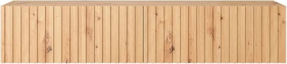 Mobile TV Sospeso Listellato 140 Cm 2 Ante Rovere Astra