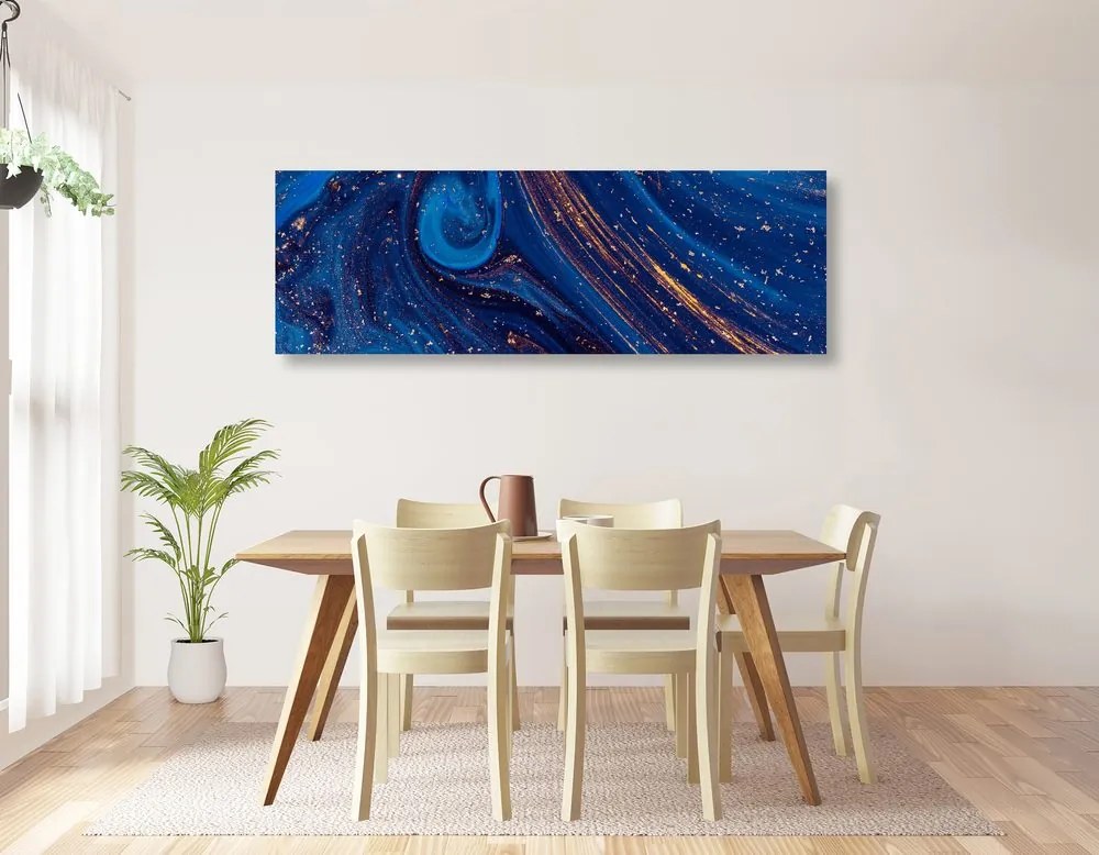 Quadro su tela – Astrazione blu