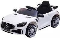 Macchina Elettrica per Bambini 12V con Licenza Mercedes GTR AMG Bianca