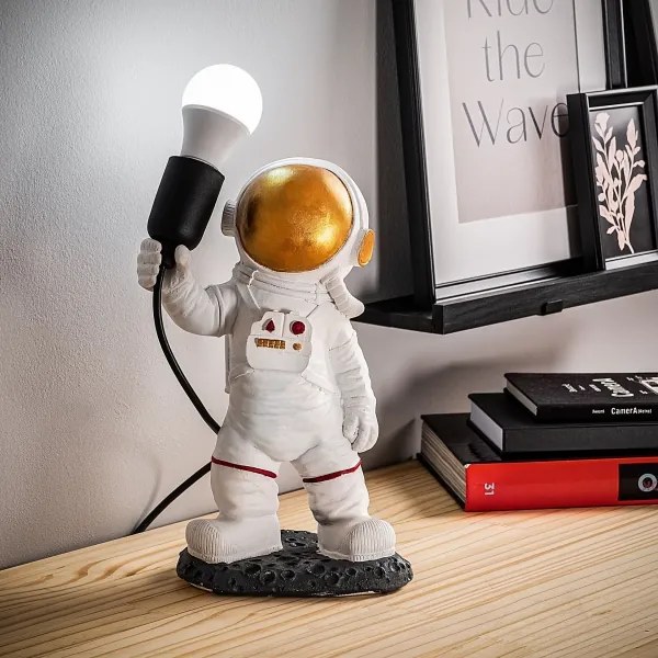 Lampada per bambini ASTRONAUT 1xE27/40W/230V rame/bianco