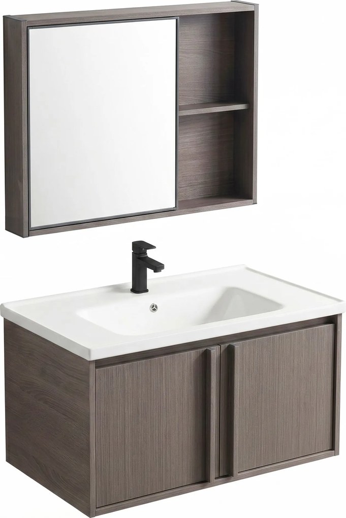 Set di mobili da bagno con lavabo Gama T25023 KJM 80CM