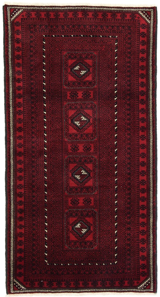 Beluch Tappeto persiano 110x210 (Iran) Annodato A Mano