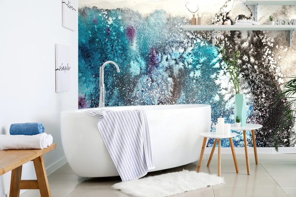 Carta da parati – Astrazione di colori ad acquerello