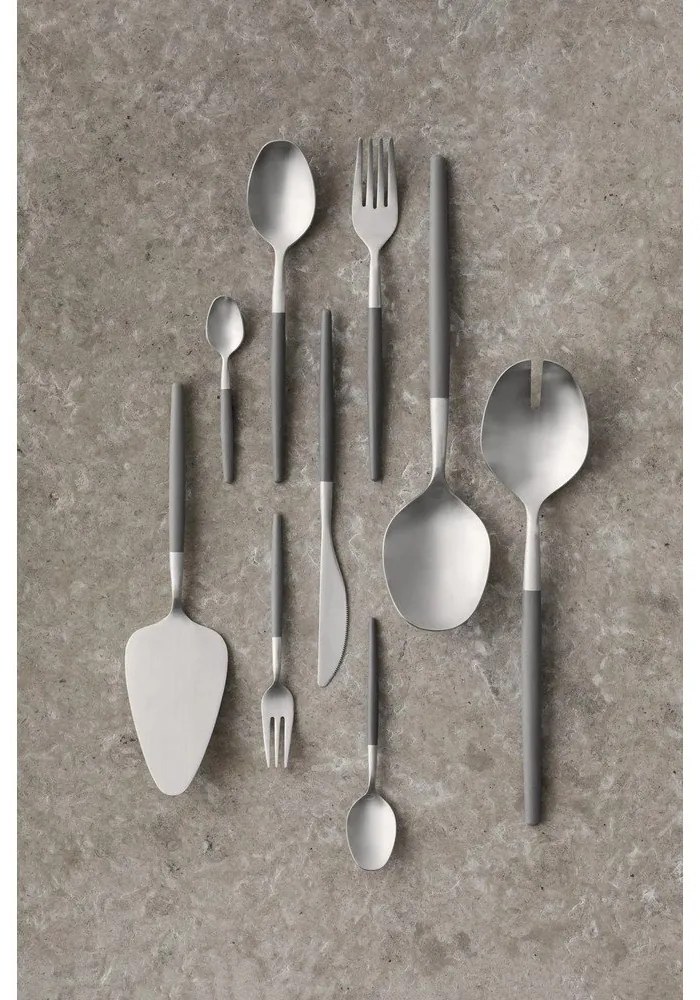 Posate grigio chiaro/argentata in acciaio inox 16 pz Maxime – Blomus